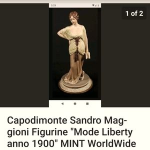 1900's porcelain decorative figurine